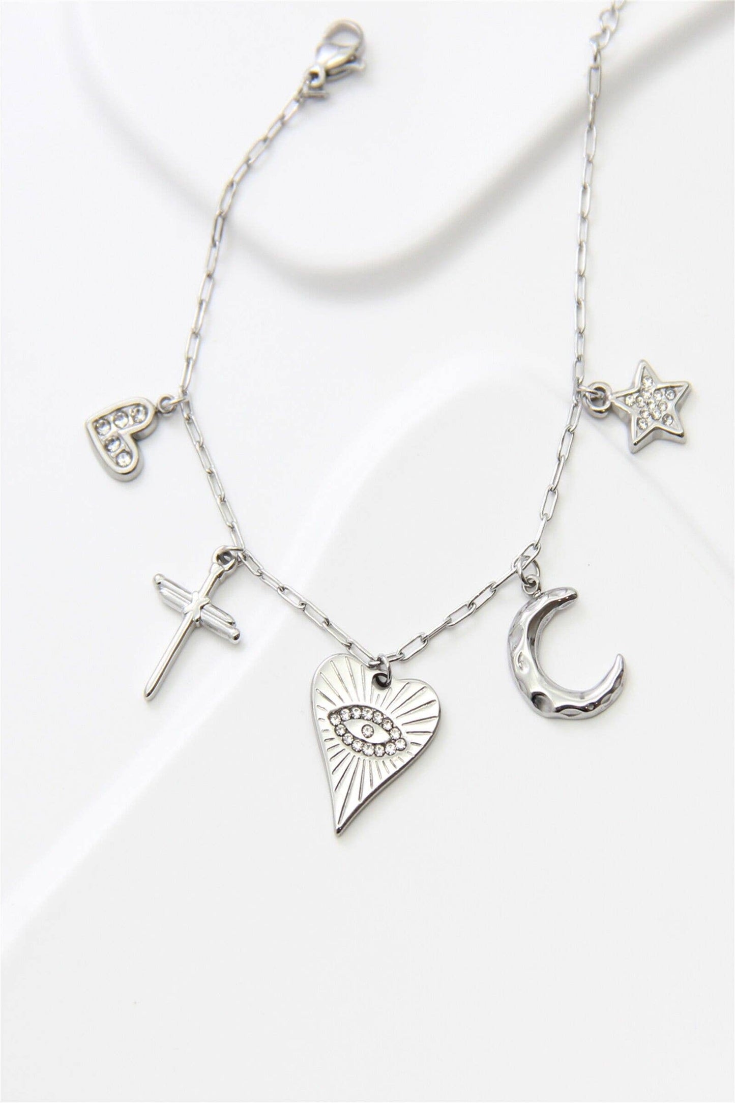 Bracelet charm's argenté CYRNA