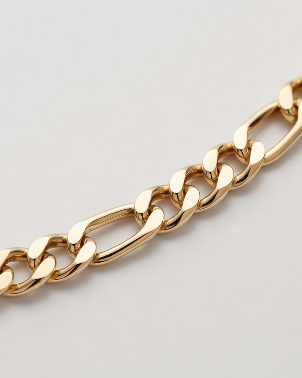 Collier maille figaro doré