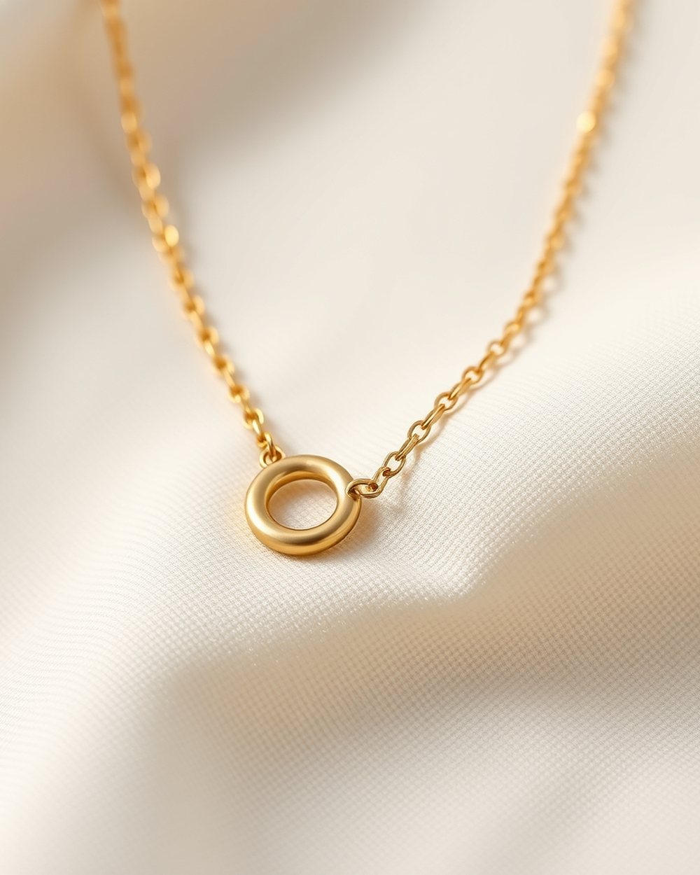 Collier maille figaro doré