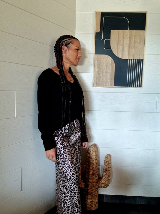 Jupe Satinée Wild Chic