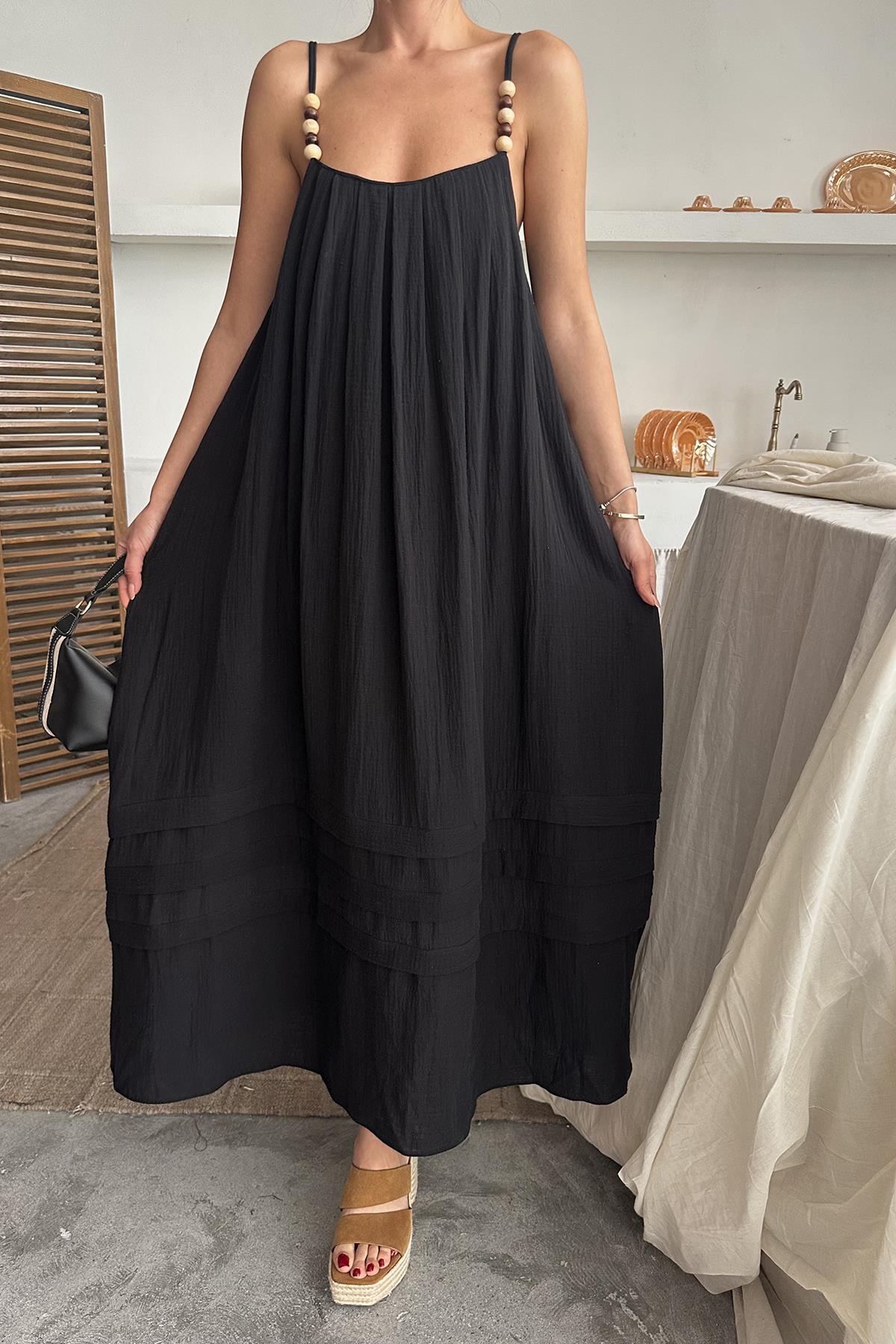 🖤 Robe AMAYA – Élégance Bohème en Coton