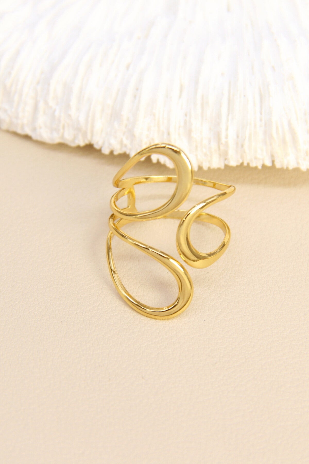 Bague AURORA Goutte Plaqué Or