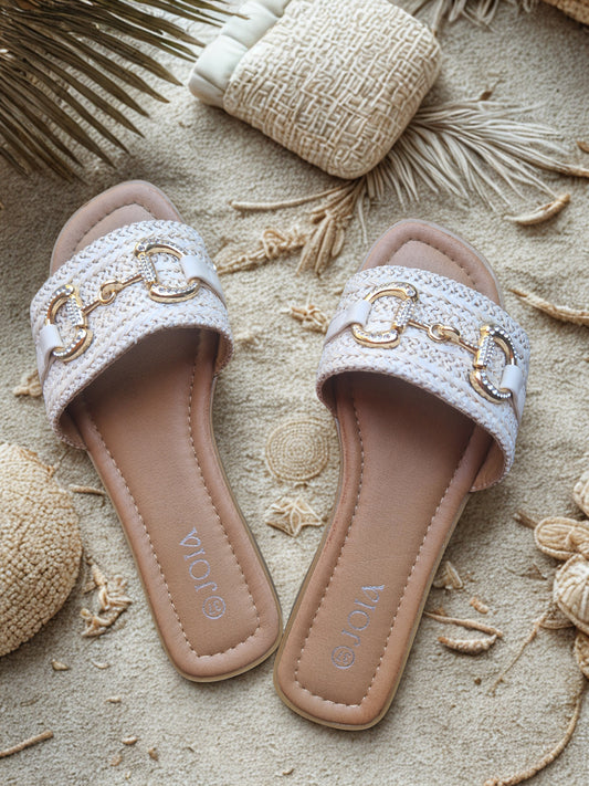 Sandales LUNA STRASS beige