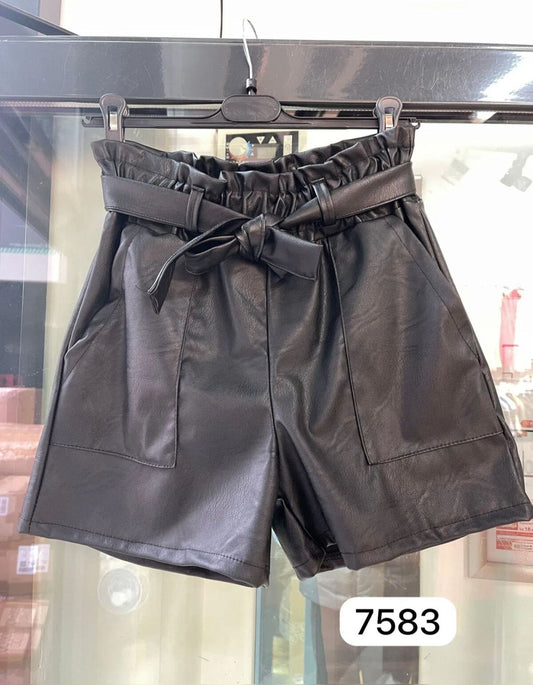 SHORT SIMILI CUIR SIERRA