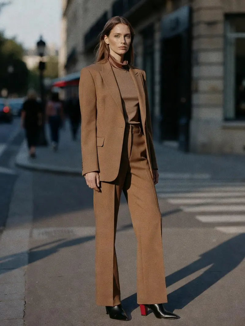Alexandra Golovanoff au calendrier officiel : le guide de sa maille signature : look 12