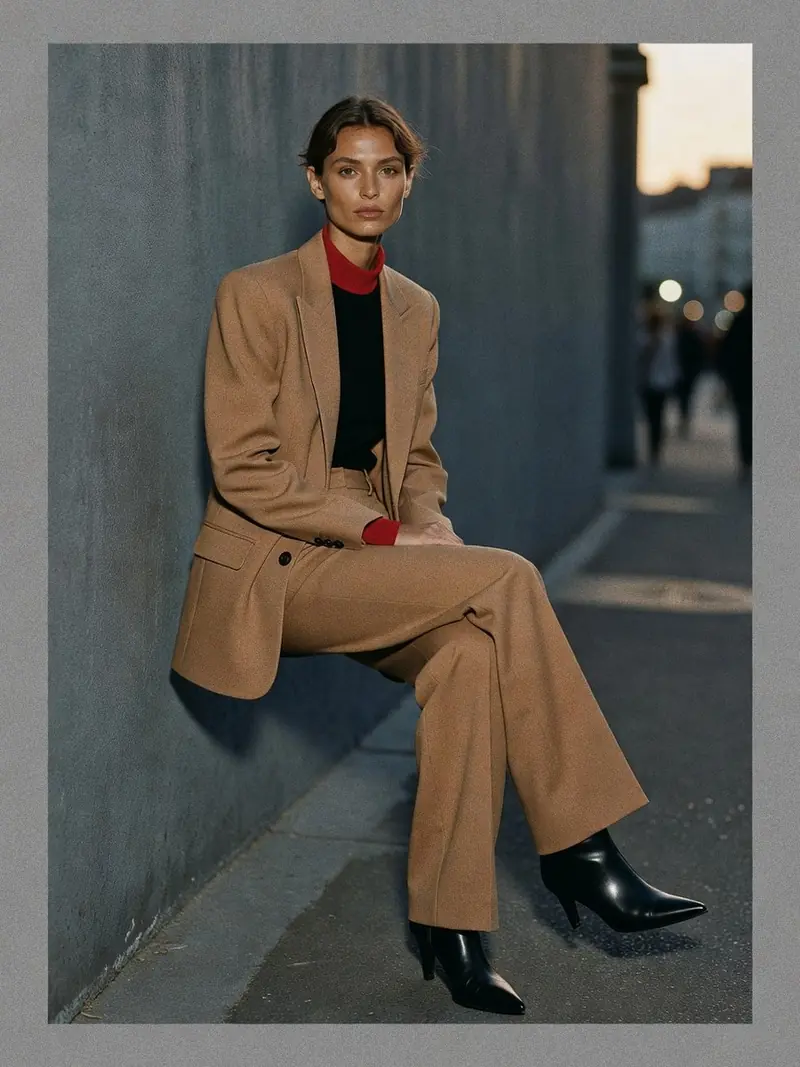 Alexandra Golovanoff au calendrier officiel : le guide de sa maille signature : look 5