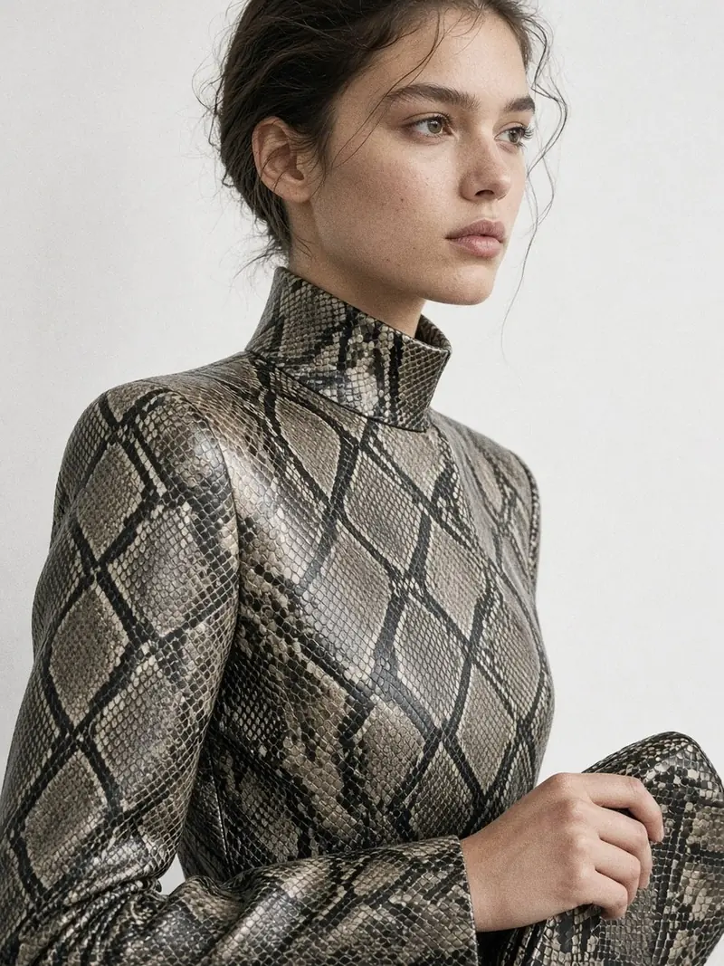 Balmain printemps-été 2027 : Antonin Tron dose le python, pas le total look : le détail de la matière