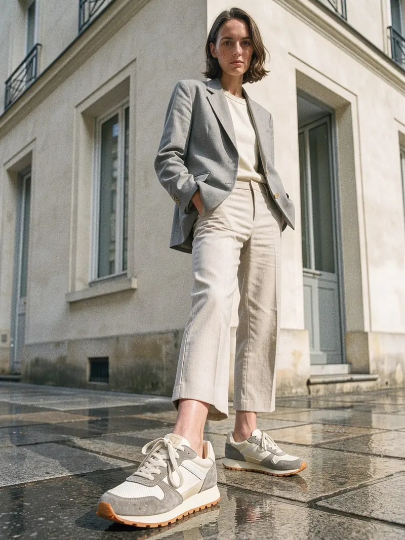 Baskets tendance 2026 femme : lesquelles résistent à la pluie : le détail de la matière