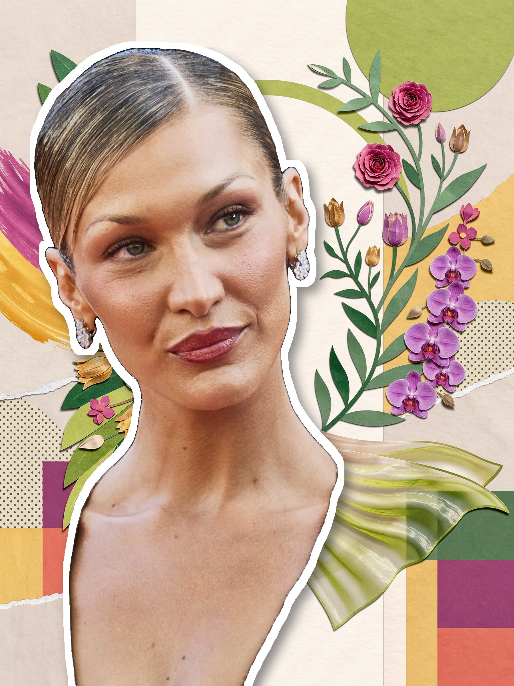 Portrait de Bella Hadid lors d'une apparition publique.