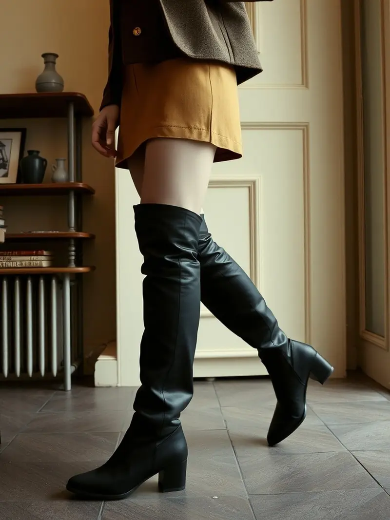 Bottes hautes automne 2026 : la bonne hauteur selon votre silhouette : look 10