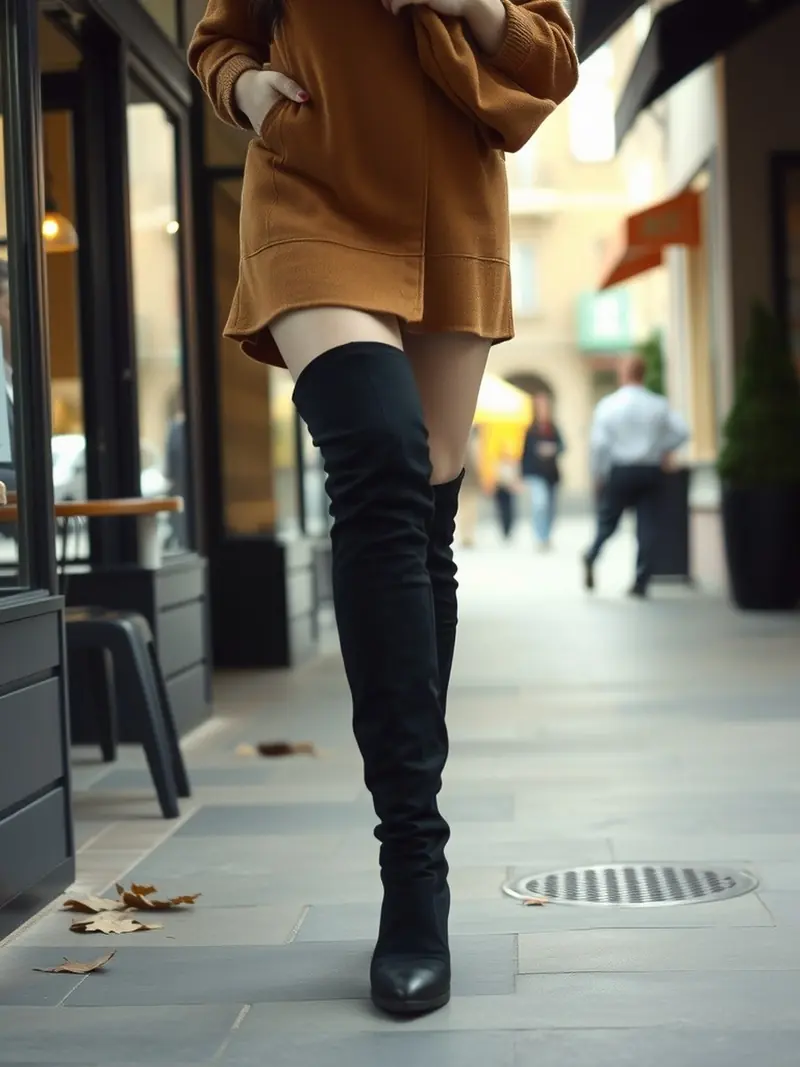 Bottes hautes automne 2026 : la bonne hauteur selon votre silhouette : look 18