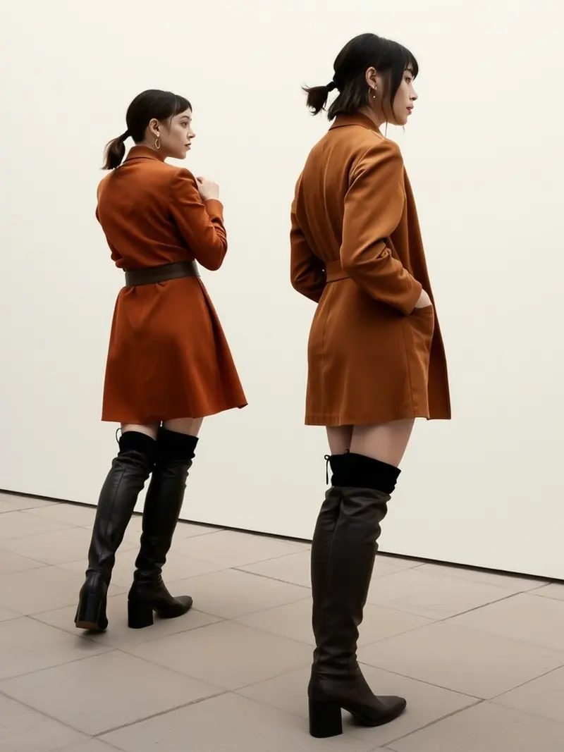 Bottes hautes automne 2026 : la bonne hauteur selon votre silhouette : look 20