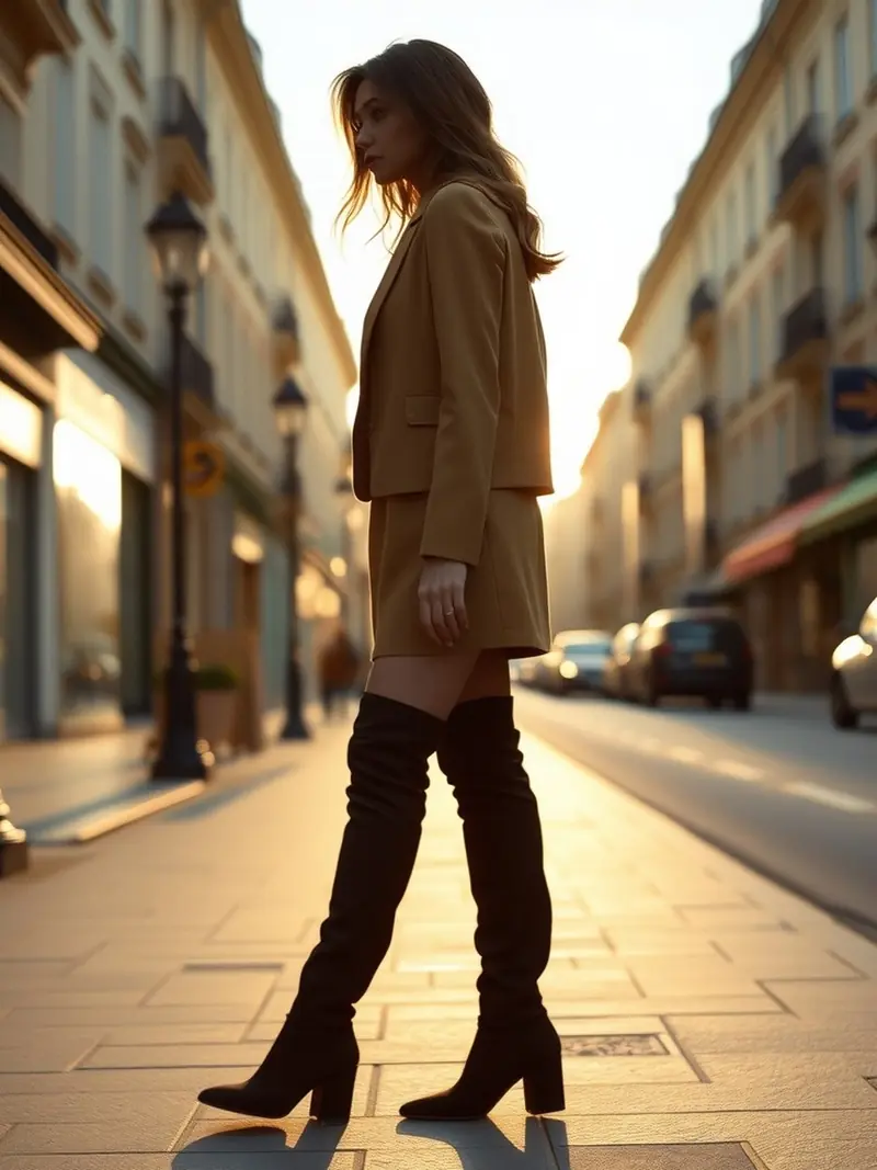 Bottes hautes automne 2026 : la bonne hauteur selon votre silhouette : look 21