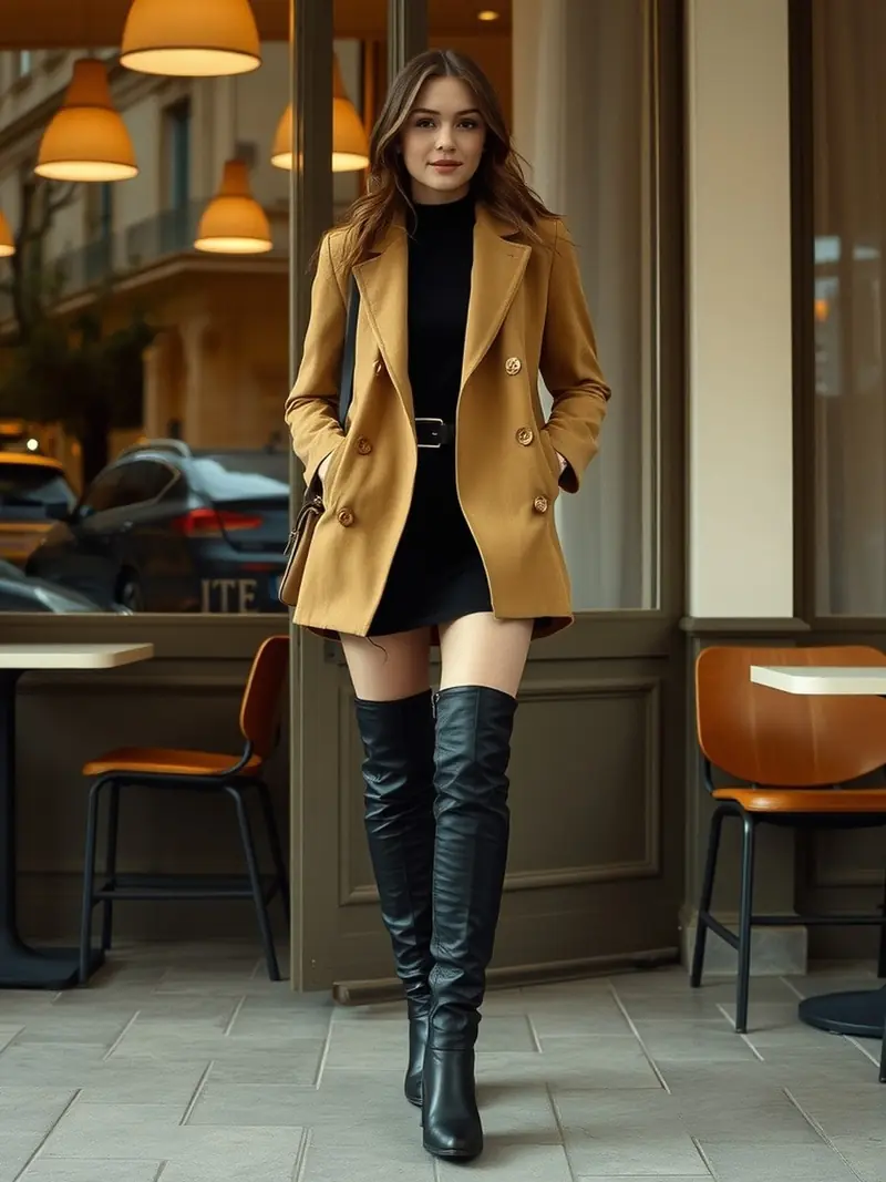 Bottes hautes automne 2026 : la bonne hauteur selon votre silhouette : look 6