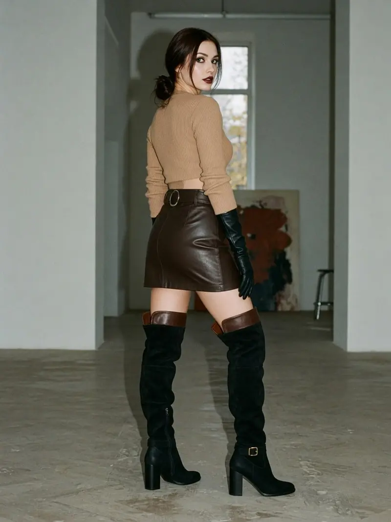 Bottes hautes automne 2026 : la bonne hauteur selon votre silhouette : look 8