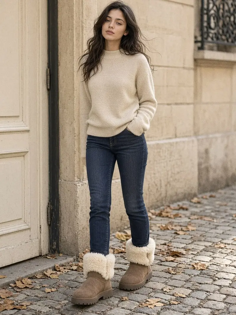 Illustration, mannequin fictif : la tenue complète