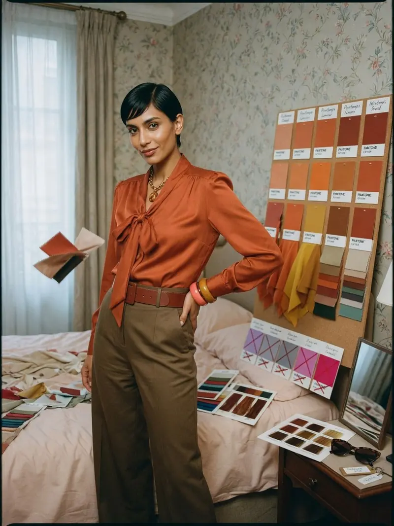 Colorimétrie : la grille pour porter les couleurs Pantone selon sa saison : look 2