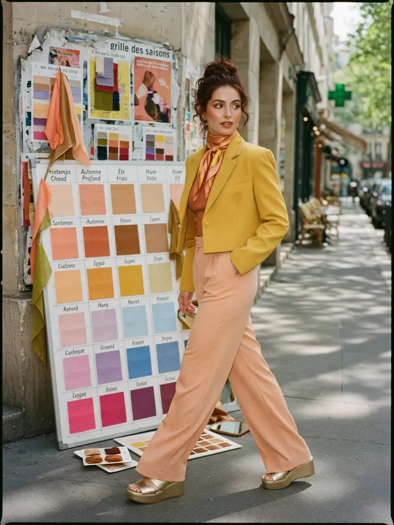 Colorimétrie : la grille pour porter les couleurs Pantone selon sa saison : look 24