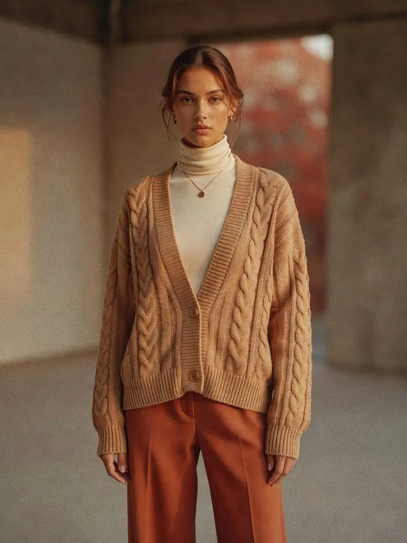 Colorimétrie automne doux : où trouver les bonnes teintes cette saison : look 1