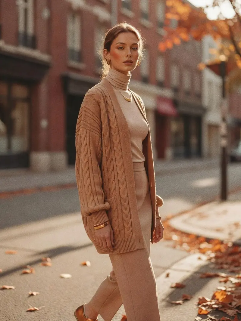 Colorimétrie automne doux : où trouver les bonnes teintes cette saison : look 12