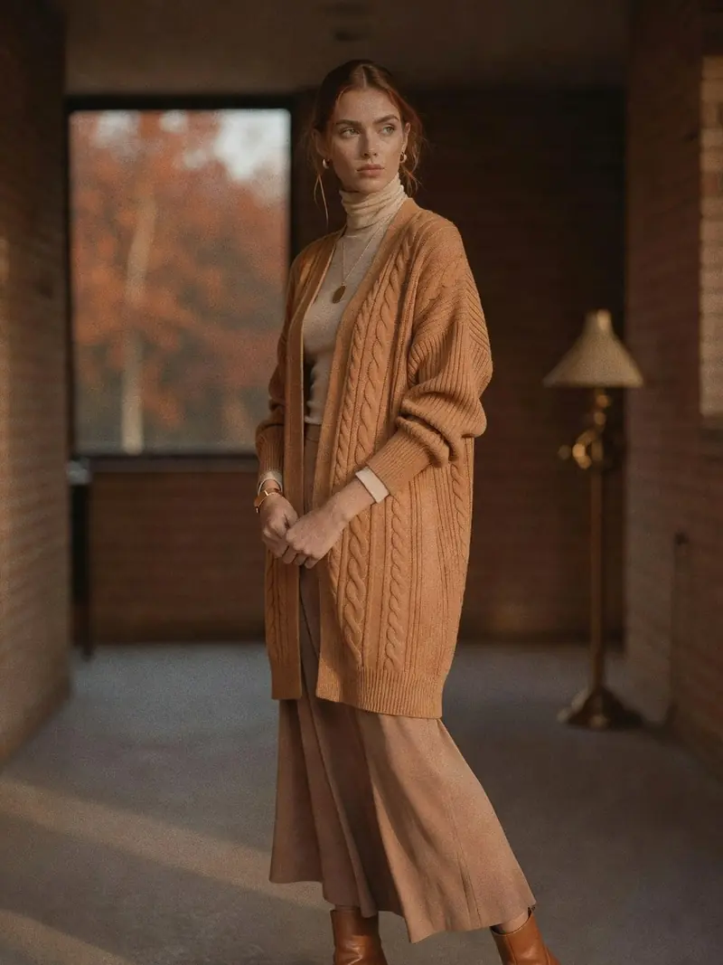 Colorimétrie automne doux : où trouver les bonnes teintes cette saison : look 17