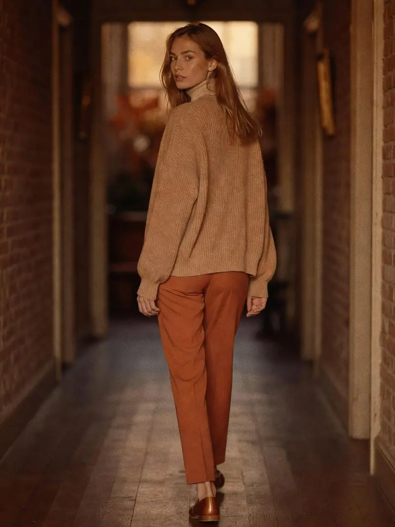 Colorimétrie automne doux : où trouver les bonnes teintes cette saison : look 3
