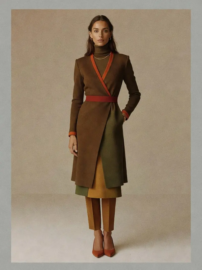 Colorimétrie automne profond : le test maison sans bilan payant : look 1