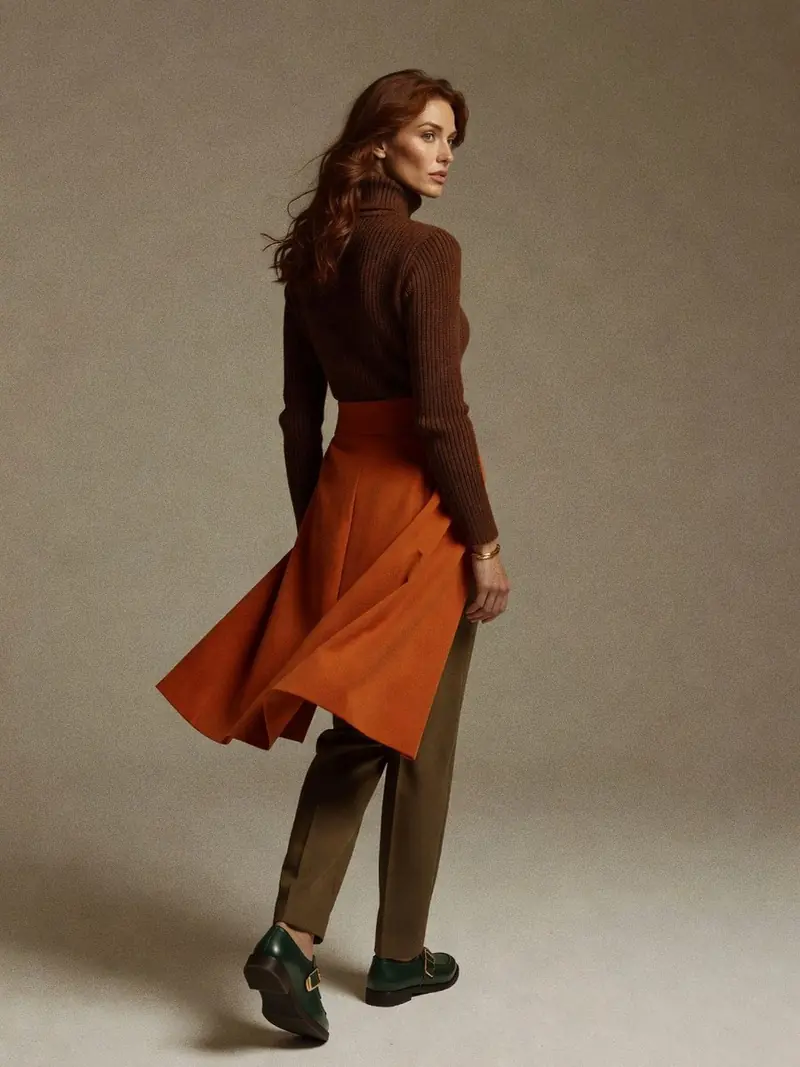 Colorimétrie automne profond : le test maison sans bilan payant : look 13