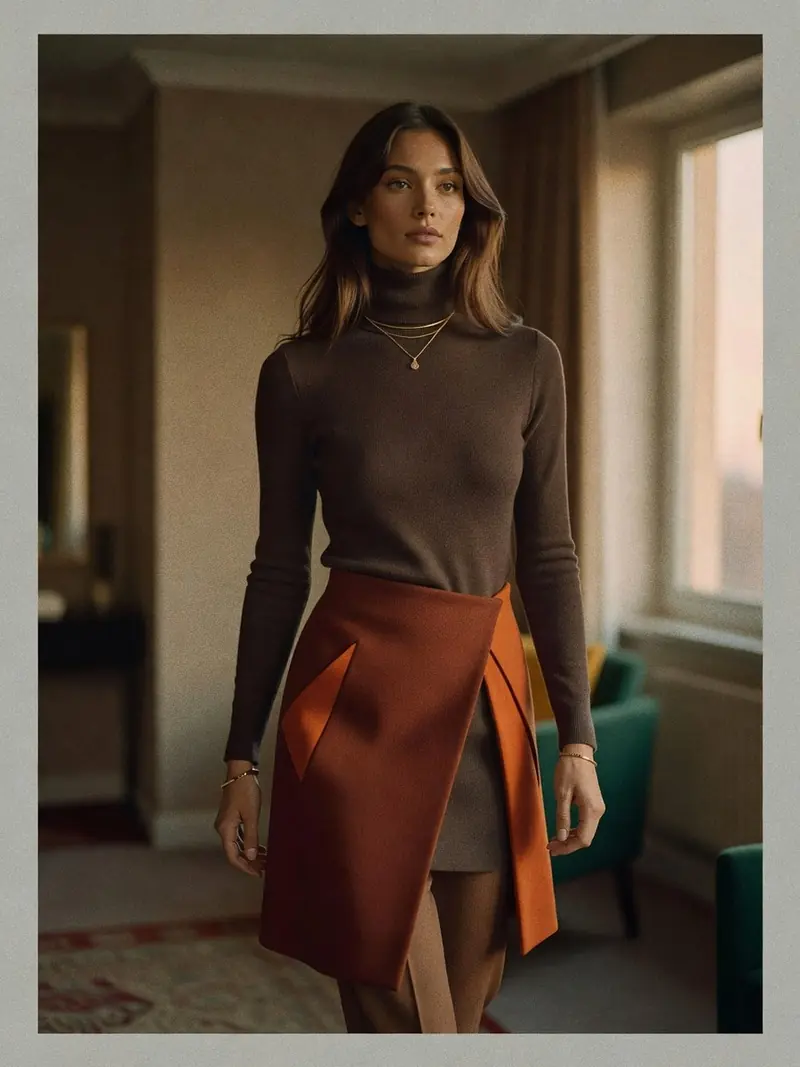 Colorimétrie automne profond : le test maison sans bilan payant : look 14