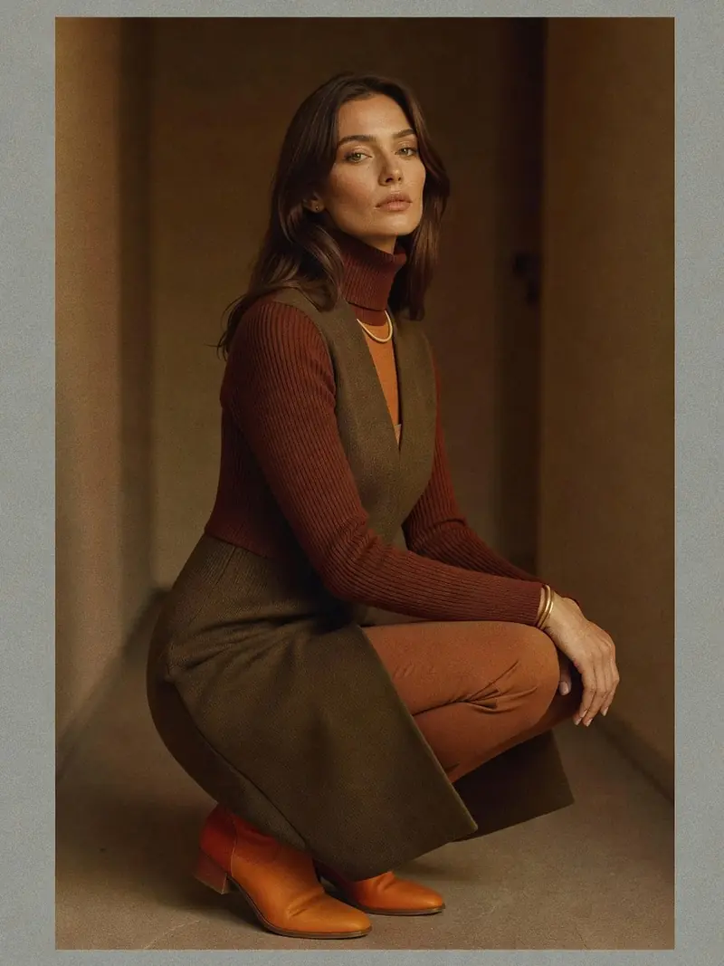 Colorimétrie automne profond : le test maison sans bilan payant : look 15