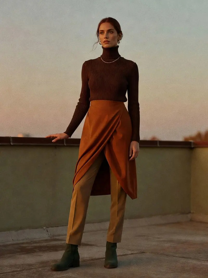 Colorimétrie automne profond : le test maison sans bilan payant : look 16