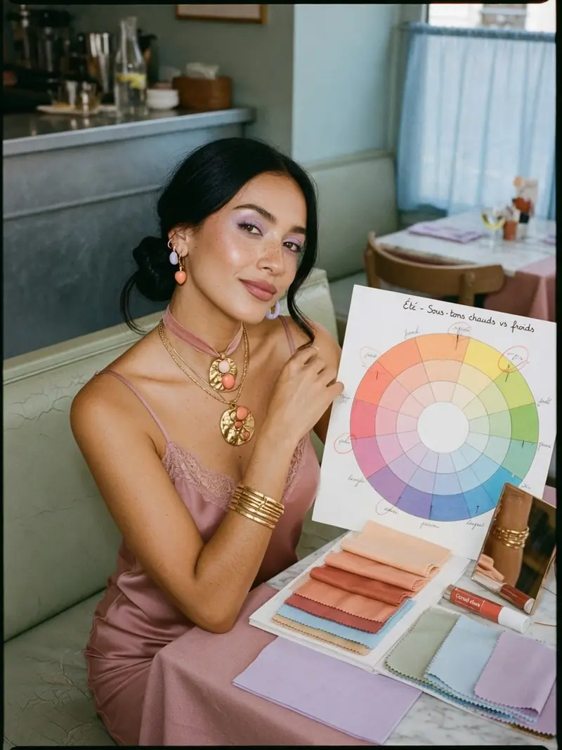 Colorimétrie été : ce que révèle votre tiroir à bijoux sur votre sous-ton : look 18
