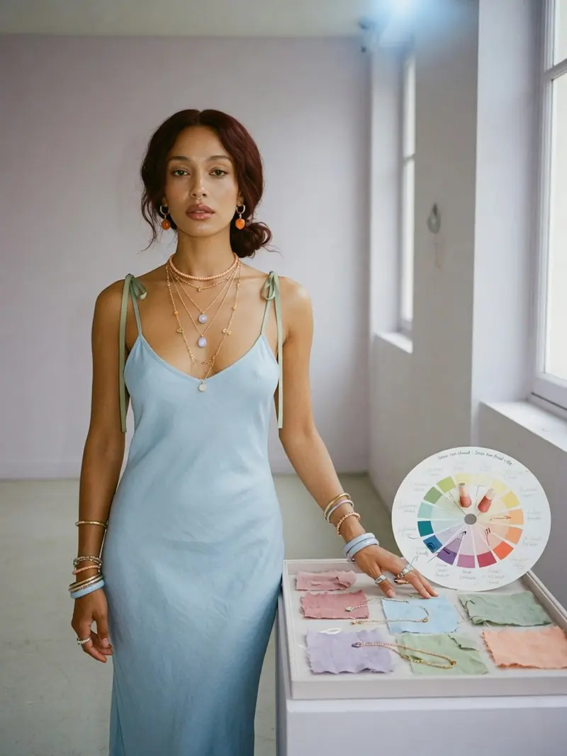 Colorimétrie été : ce que révèle votre tiroir à bijoux sur votre sous-ton : look 20