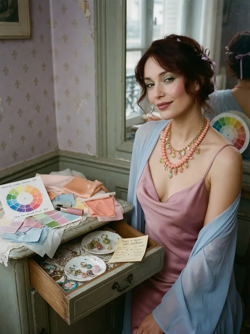 Colorimétrie été : ce que révèle votre tiroir à bijoux sur votre sous-ton : look 22