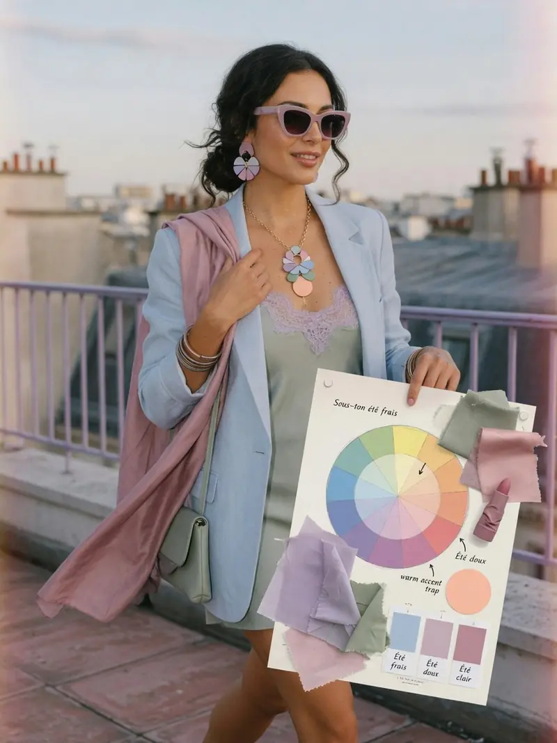 Colorimétrie été : ce que révèle votre tiroir à bijoux sur votre sous-ton : look 4