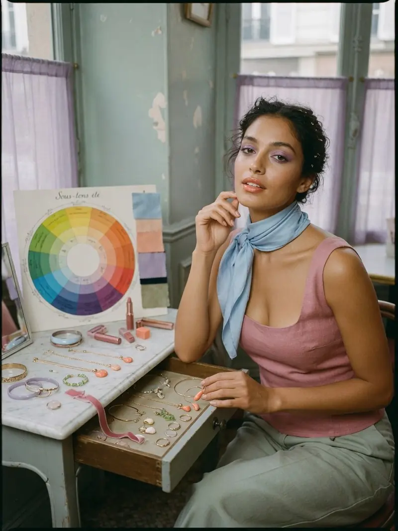Colorimétrie été : ce que révèle votre tiroir à bijoux sur votre sous-ton : look 6
