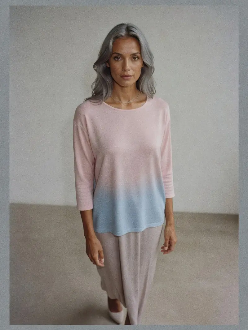 Colorimétrie été doux : que garder, que changer dans sa garde-robe : look 1