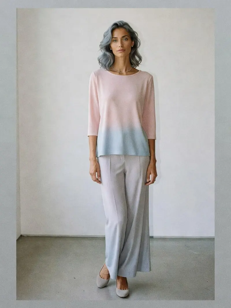Colorimétrie été doux : que garder, que changer dans sa garde-robe : look 20
