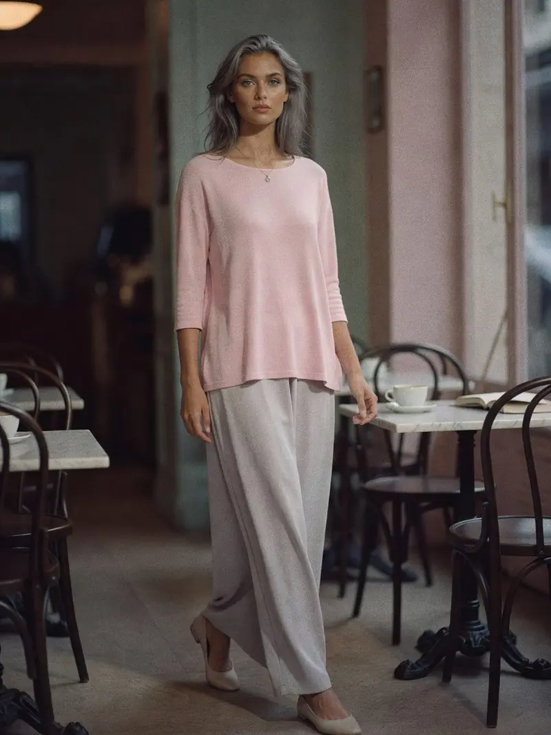 Colorimétrie été doux : que garder, que changer dans sa garde-robe : look 6