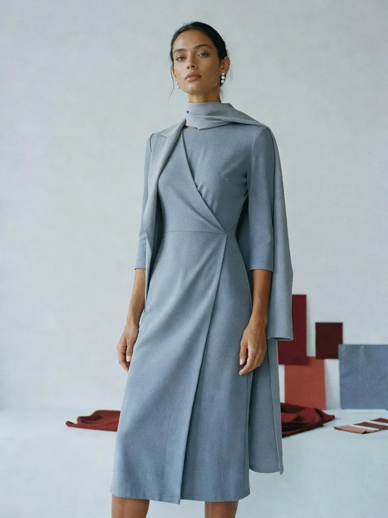 Colorimétrie été froid : porter le bordeaux et le terracotta 2026 : look 10