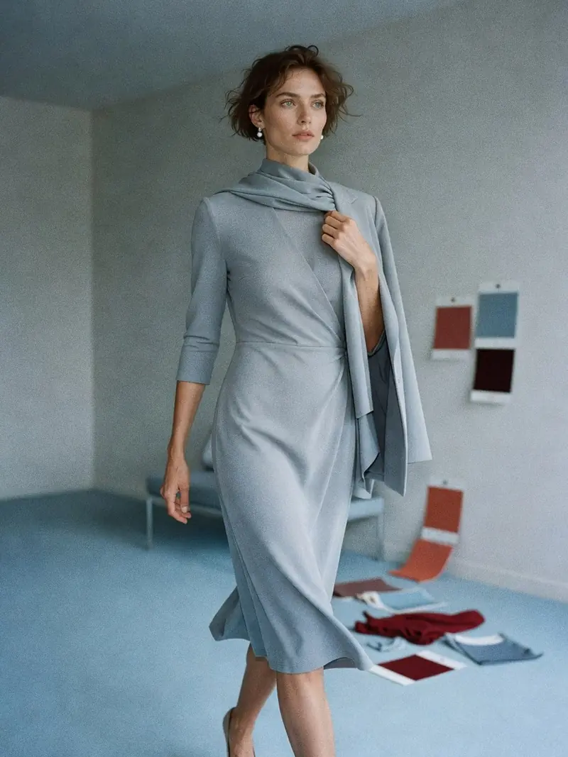 Colorimétrie été froid : porter le bordeaux et le terracotta 2026 : look 14