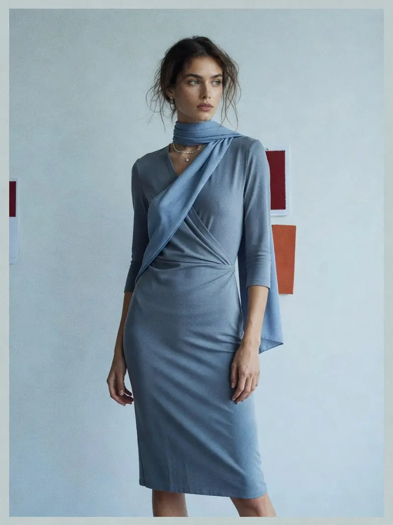 Colorimétrie été froid : porter le bordeaux et le terracotta 2026 : look 17