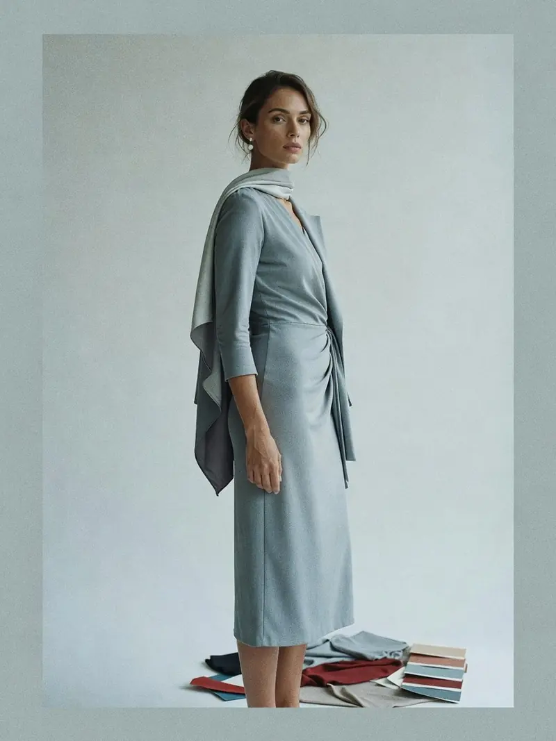 Colorimétrie été froid : porter le bordeaux et le terracotta 2026 : look 19