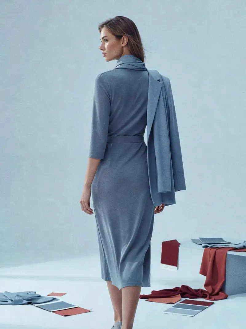 Colorimétrie été froid : porter le bordeaux et le terracotta 2026 : look 23