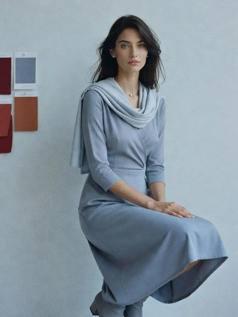 Colorimétrie été froid : porter le bordeaux et le terracotta 2026 : look 5