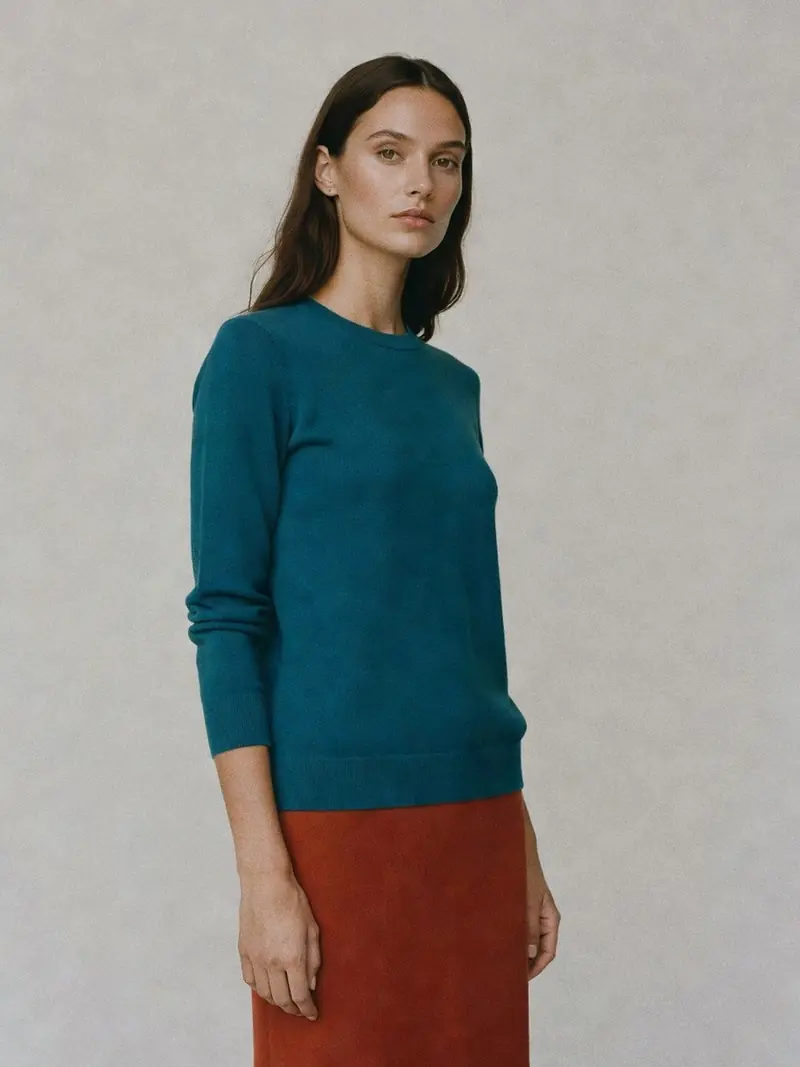 Colorimétrie femme : jouer sa saison dans les accessoires, pas la garde-robe : look 1