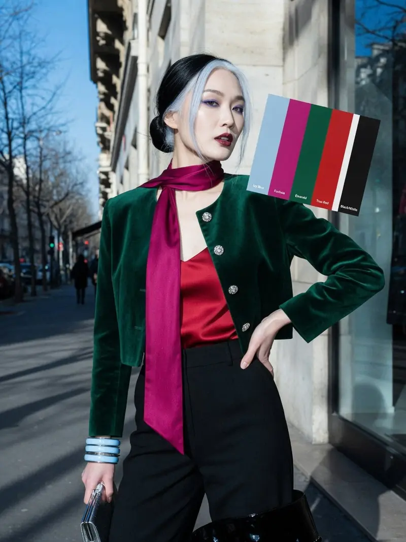 Colorimétrie hiver : les couleurs tendance 2026-2027 à porter ou éviter : look 12