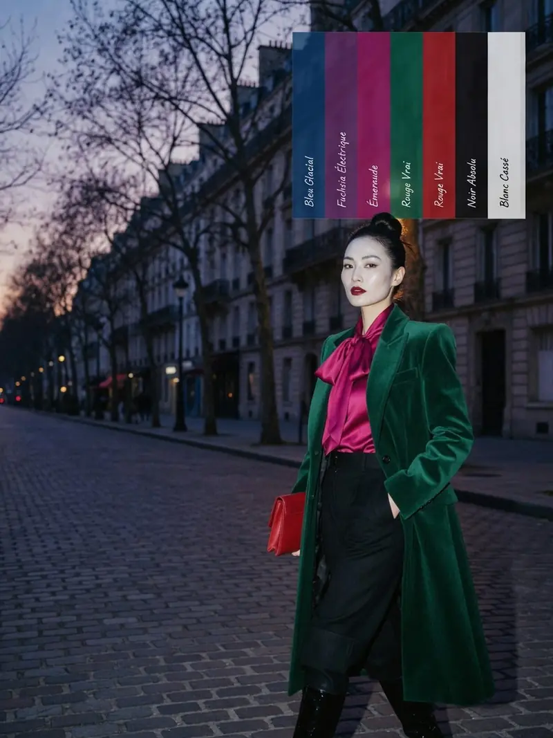 Colorimétrie hiver : les couleurs tendance 2026-2027 à porter ou éviter : look 21