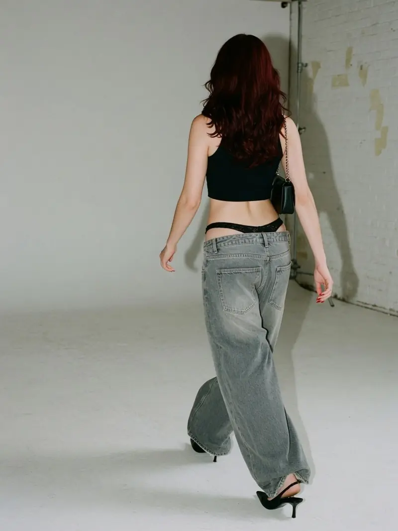 Comment porter un baggy femme taille basse sans qu'il vous trahisse : look 13