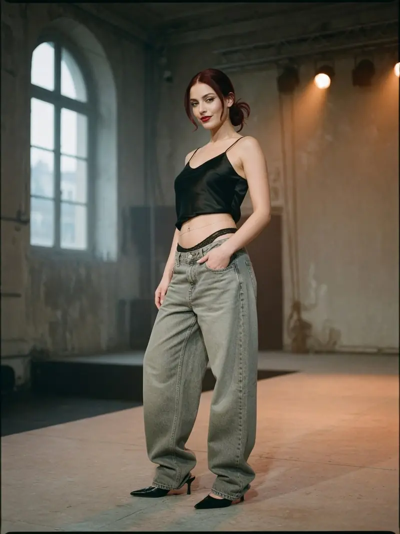 Comment porter un baggy femme taille basse sans qu'il vous trahisse : look 19